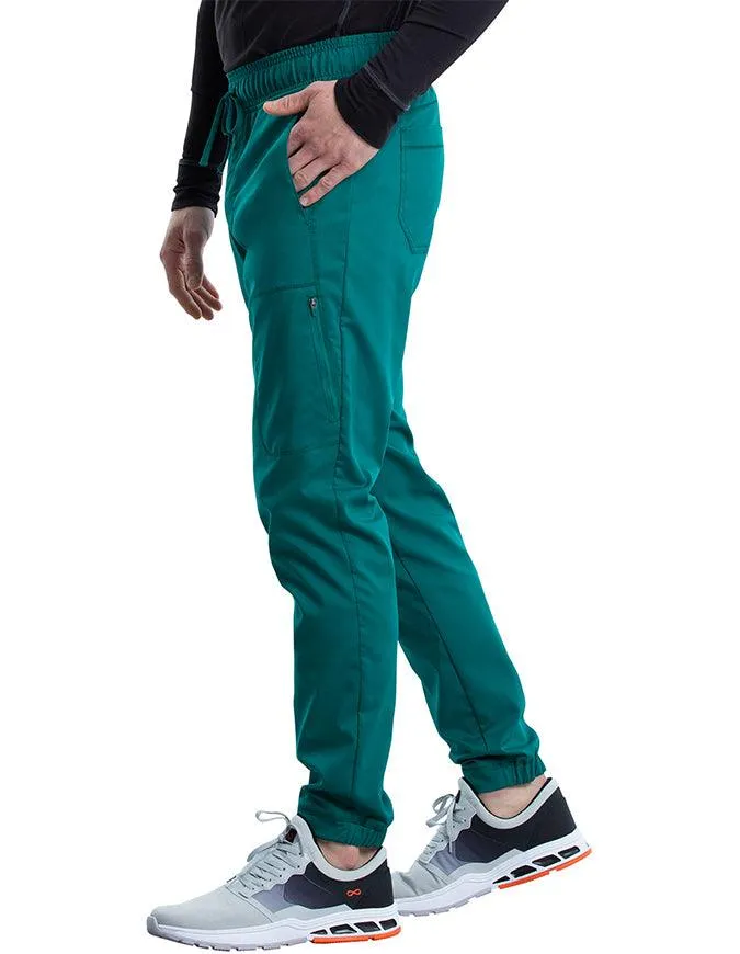 Cherokee Workwear Revolution Men's Natural Rise Straight Leg Jogger Petite Pant