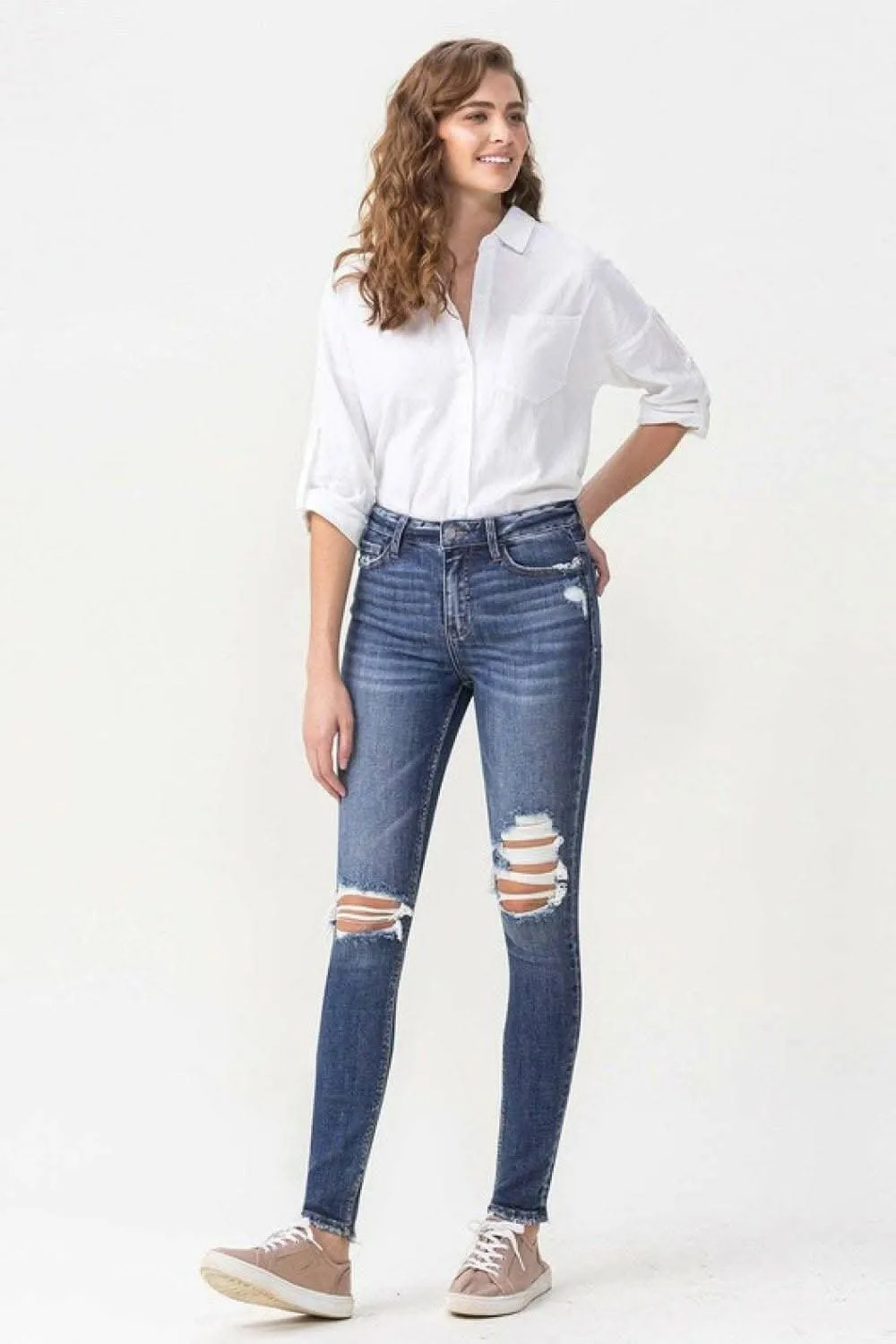 Hayden's high rise skinny jeans