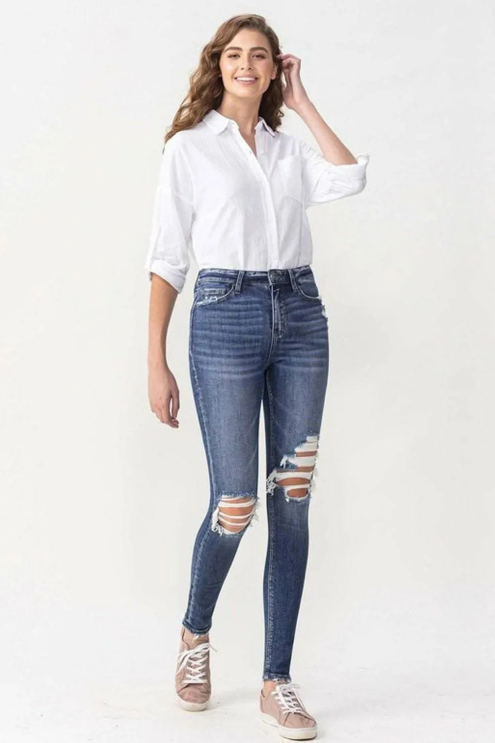 Hayden's high rise skinny jeans