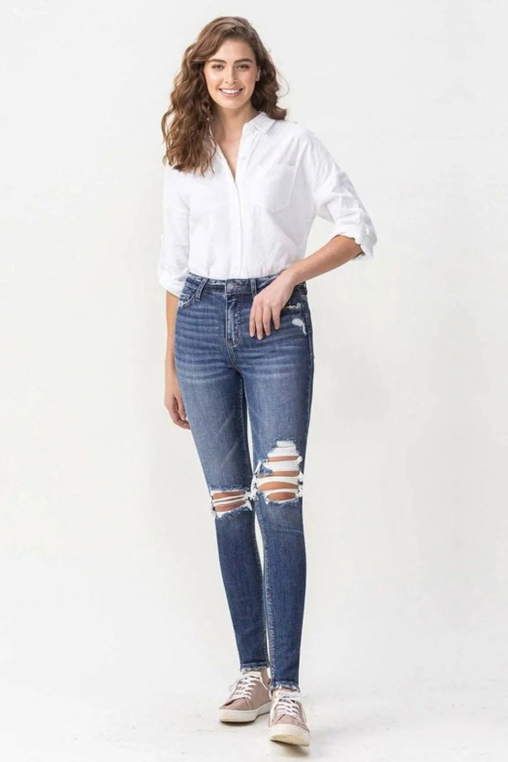 Hayden's high rise skinny jeans