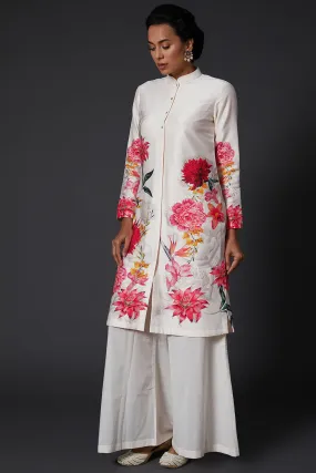 Ivory Printed Kurta Set