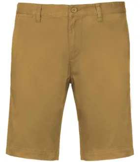 Kariban Chino Bermuda Shorts | Camel