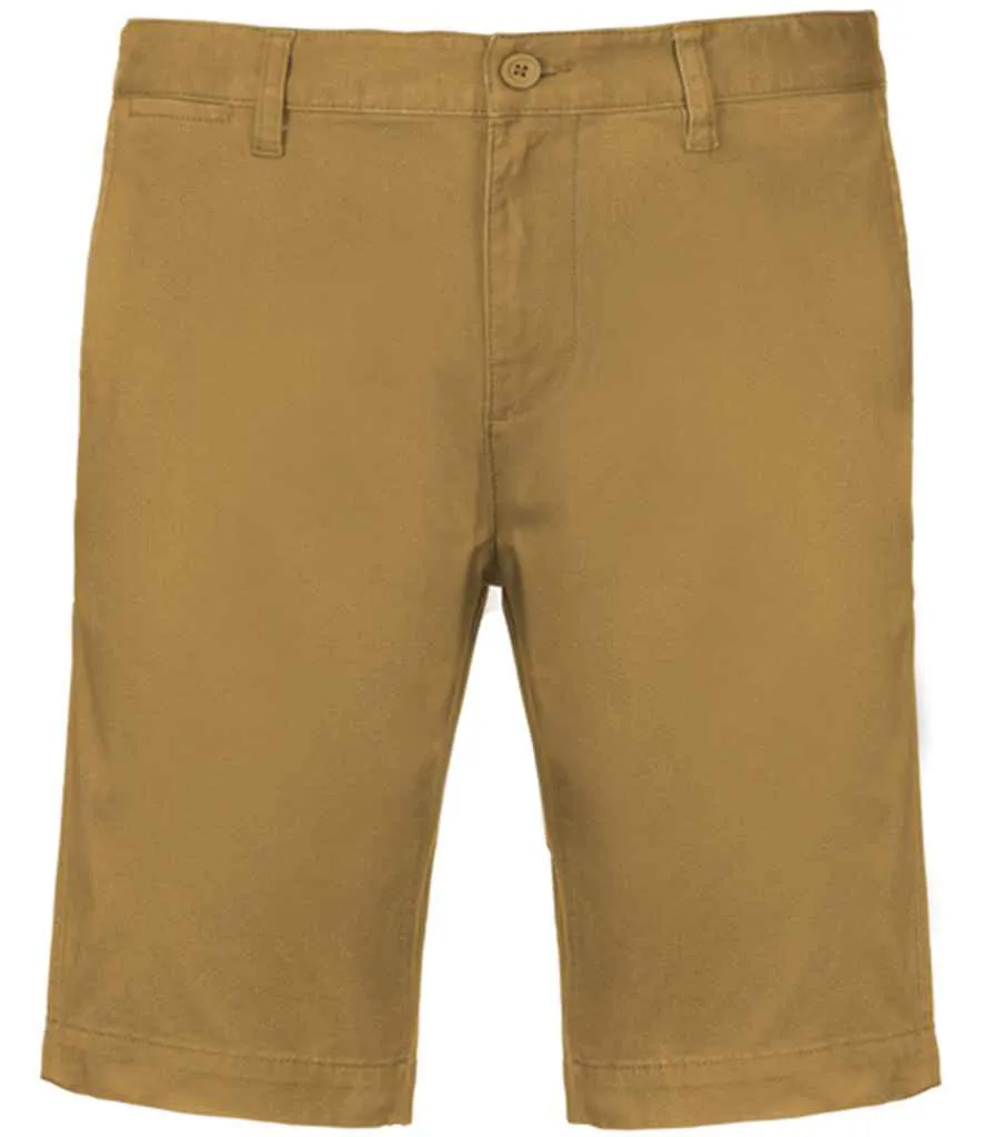 Kariban Chino Bermuda Shorts | Camel