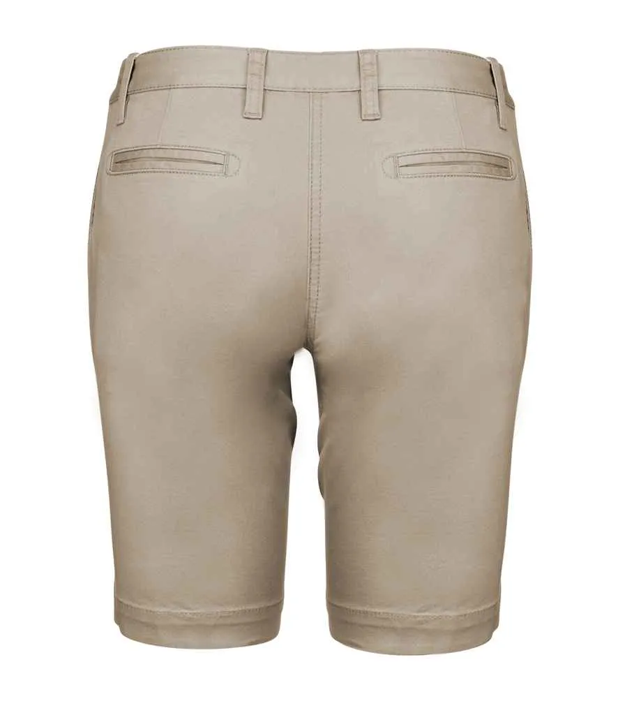 Kariban Ladies Chino Bermuda Shorts | Beige