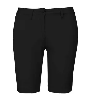 Kariban Ladies Chino Bermuda Shorts | Black