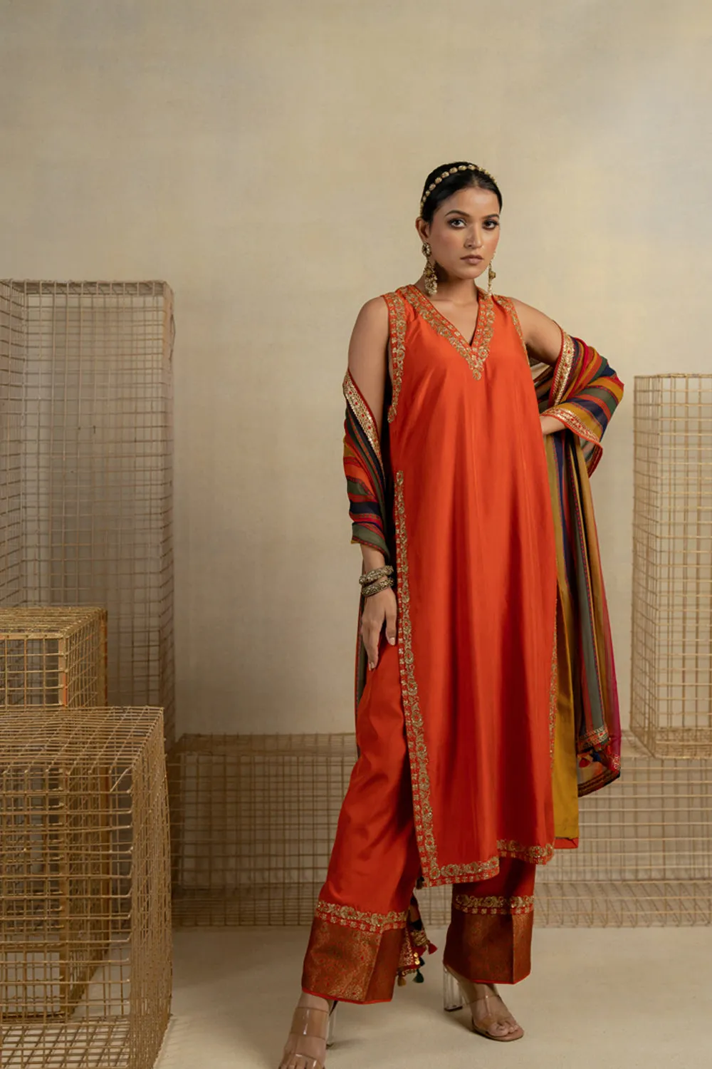 Kesar Kurta With Pants