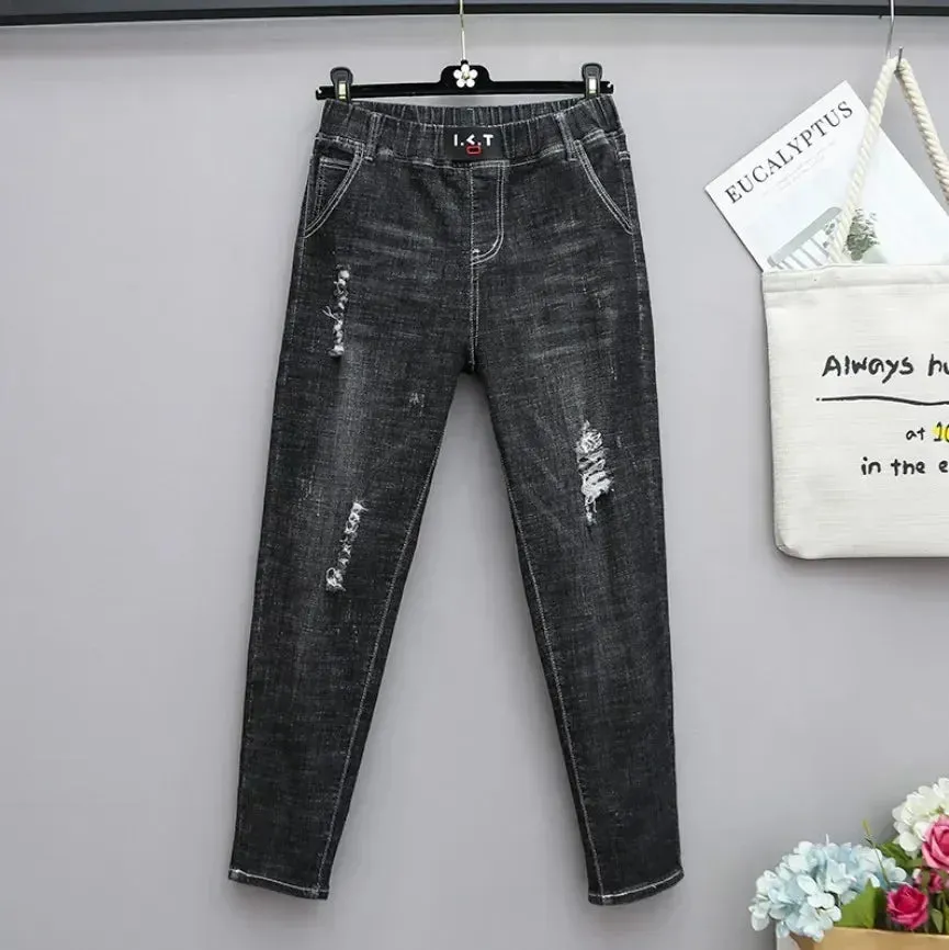 Ladies Plus Size Mom Jeans