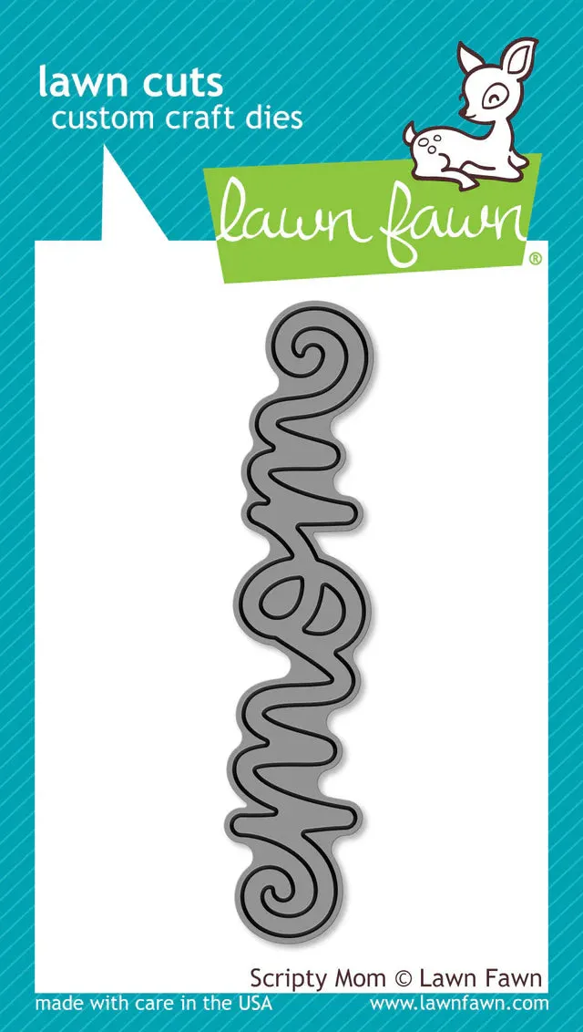 LAWN FAWN: Scripty Mom | Lawn Cuts Die