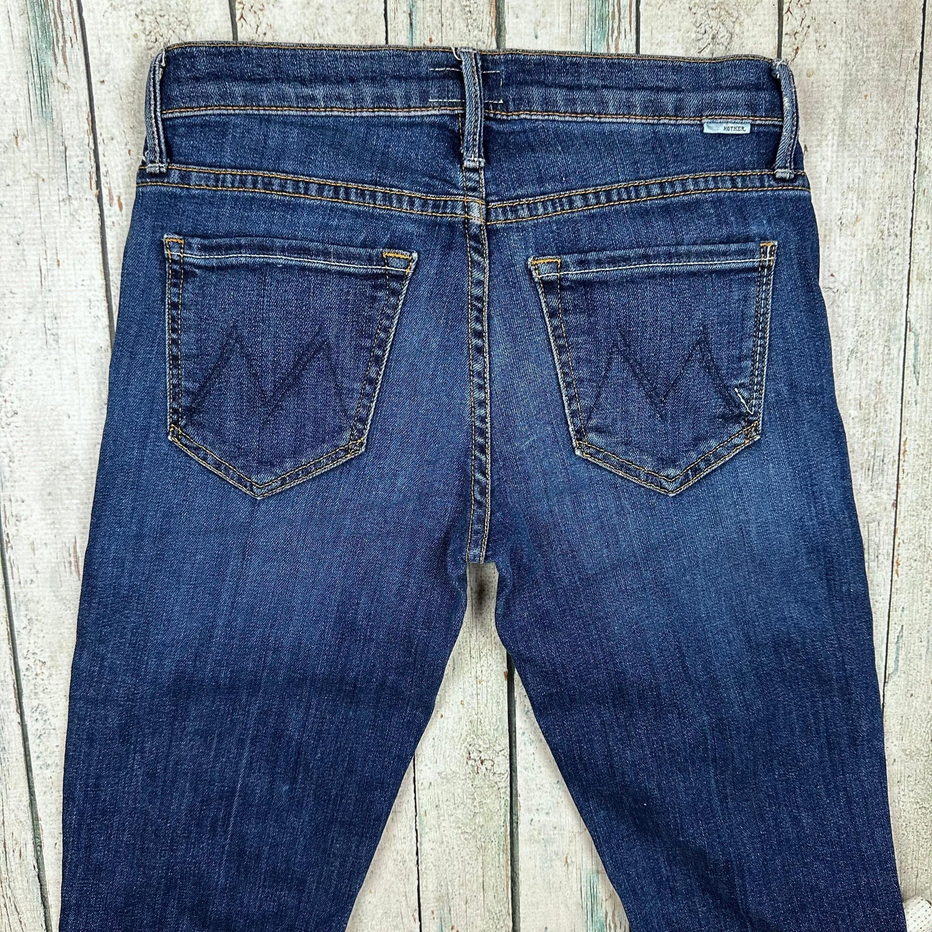 Mother 'The Runaway' Flowers from the Storm Bootcut Jeans - Size 25