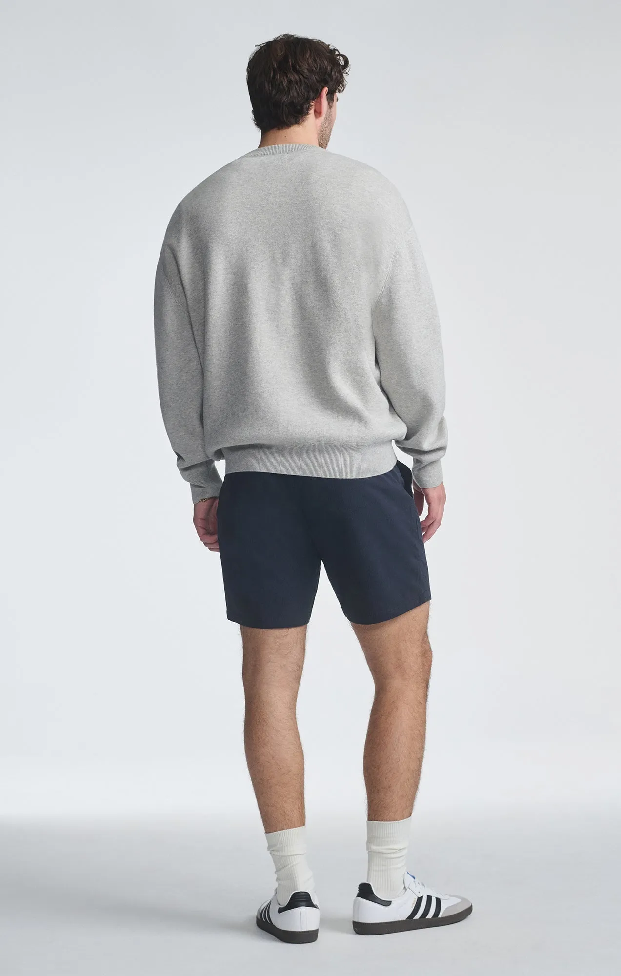 Nate Navy Seersucker Shorts 7