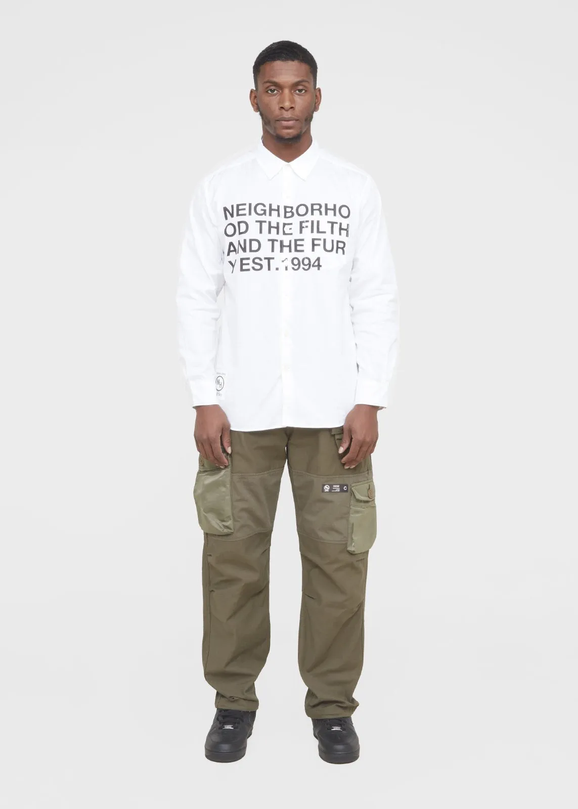 NEIGHBORHOOD: CWM PANTS [OLIVE]