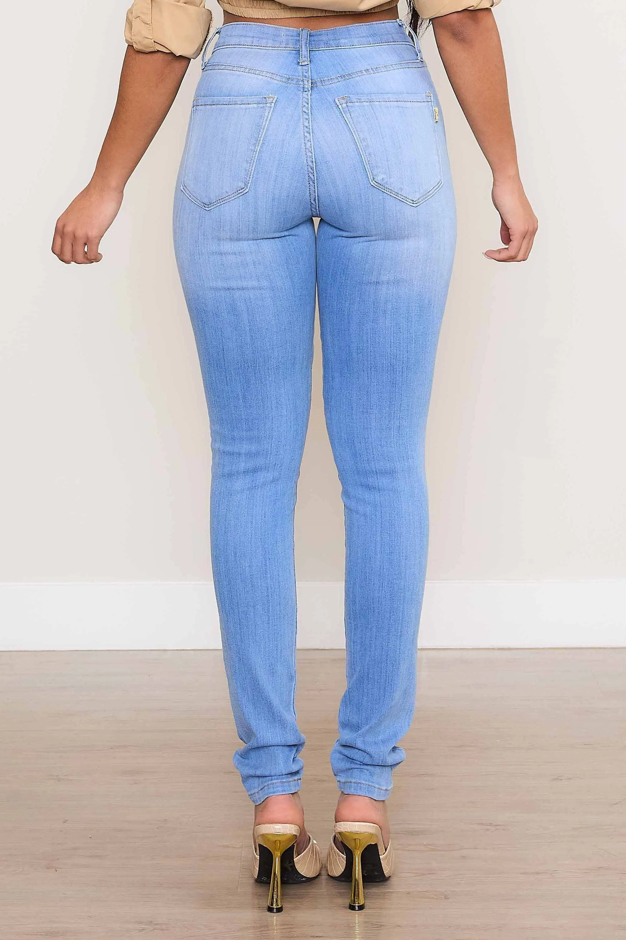 New Shark Bite Skinny Jeans