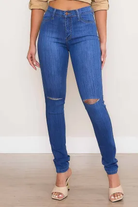 New Shark Bite Skinny Jeans