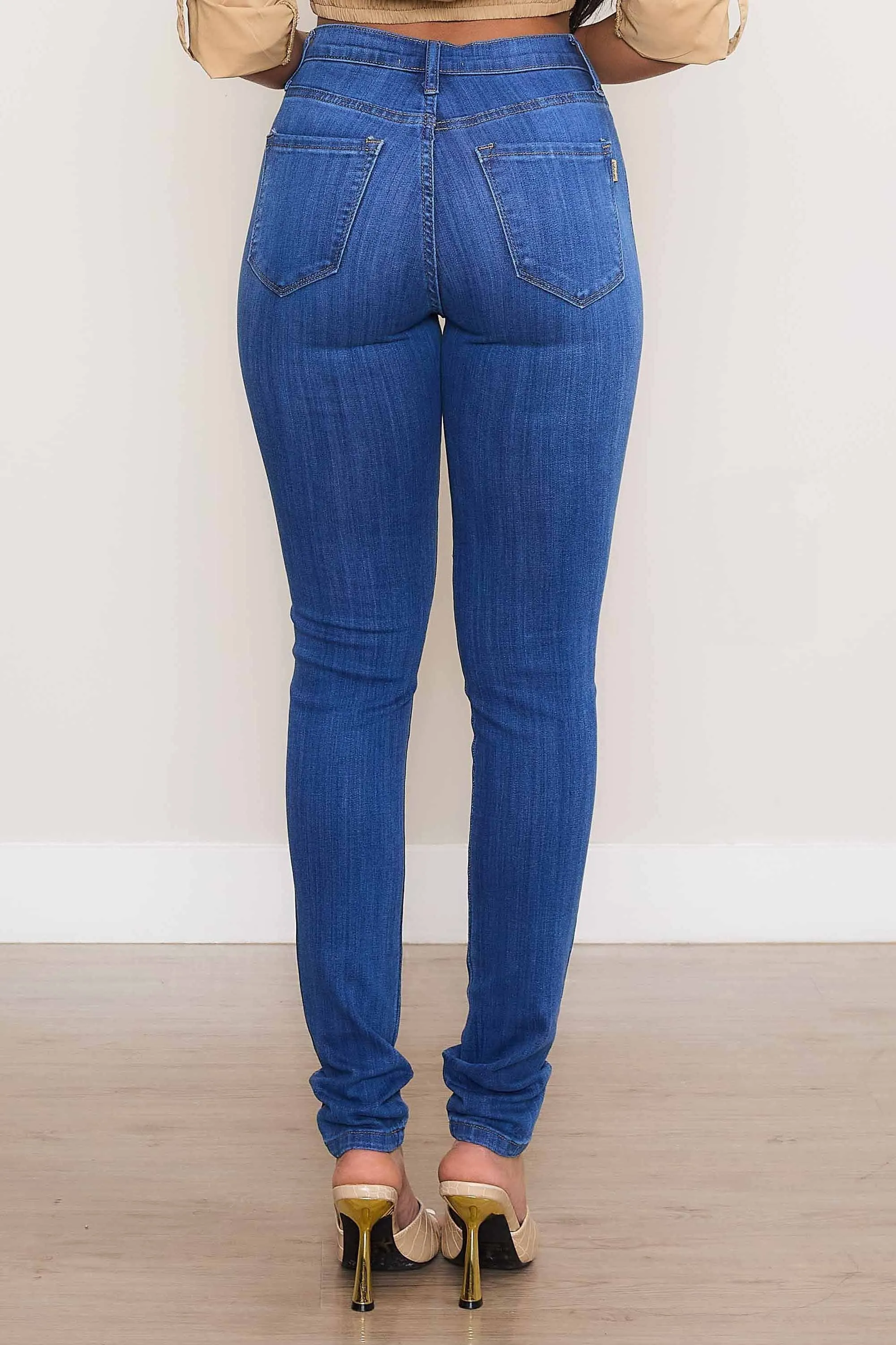 New Shark Bite Skinny Jeans