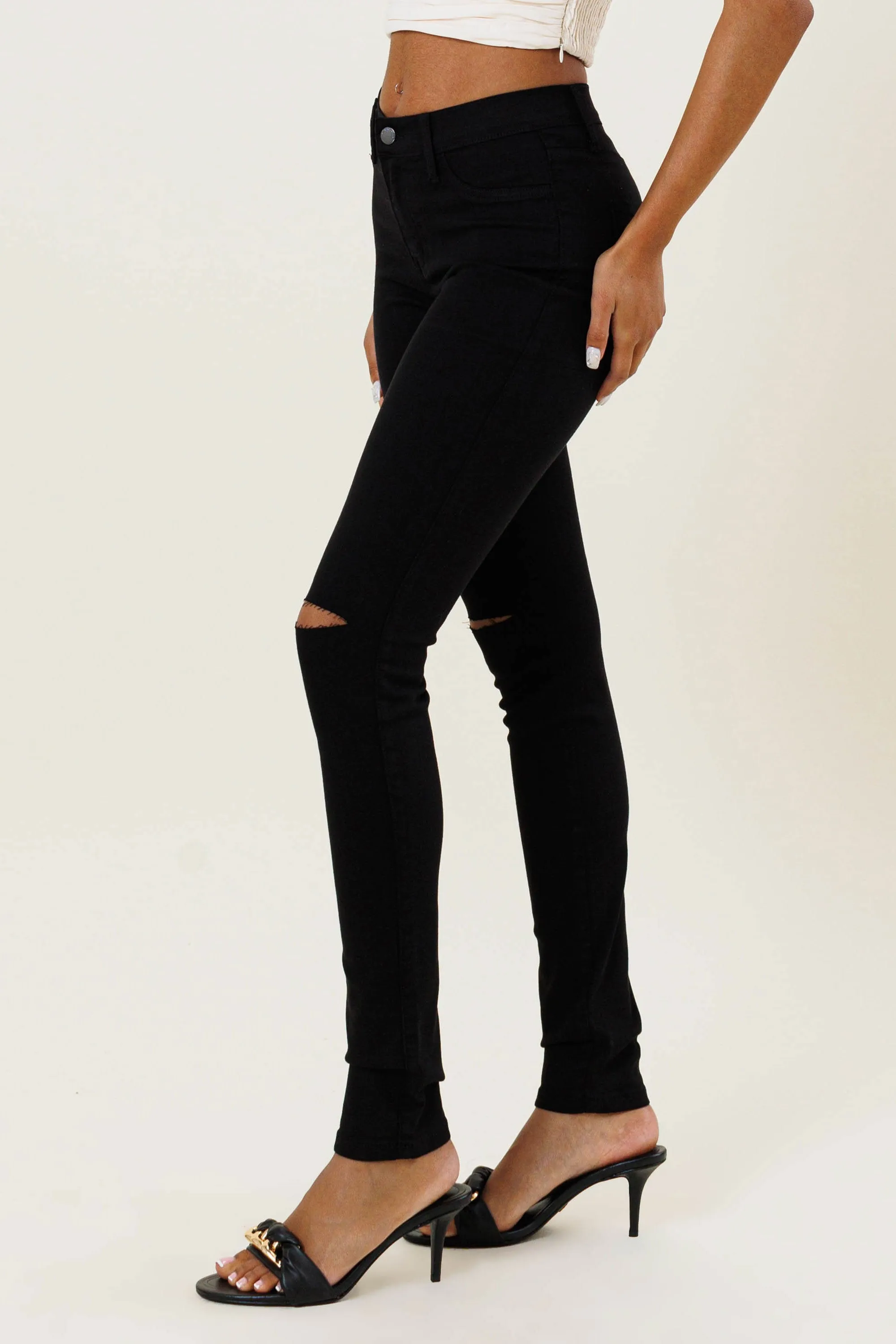 New Shark Bite Skinny Jeans