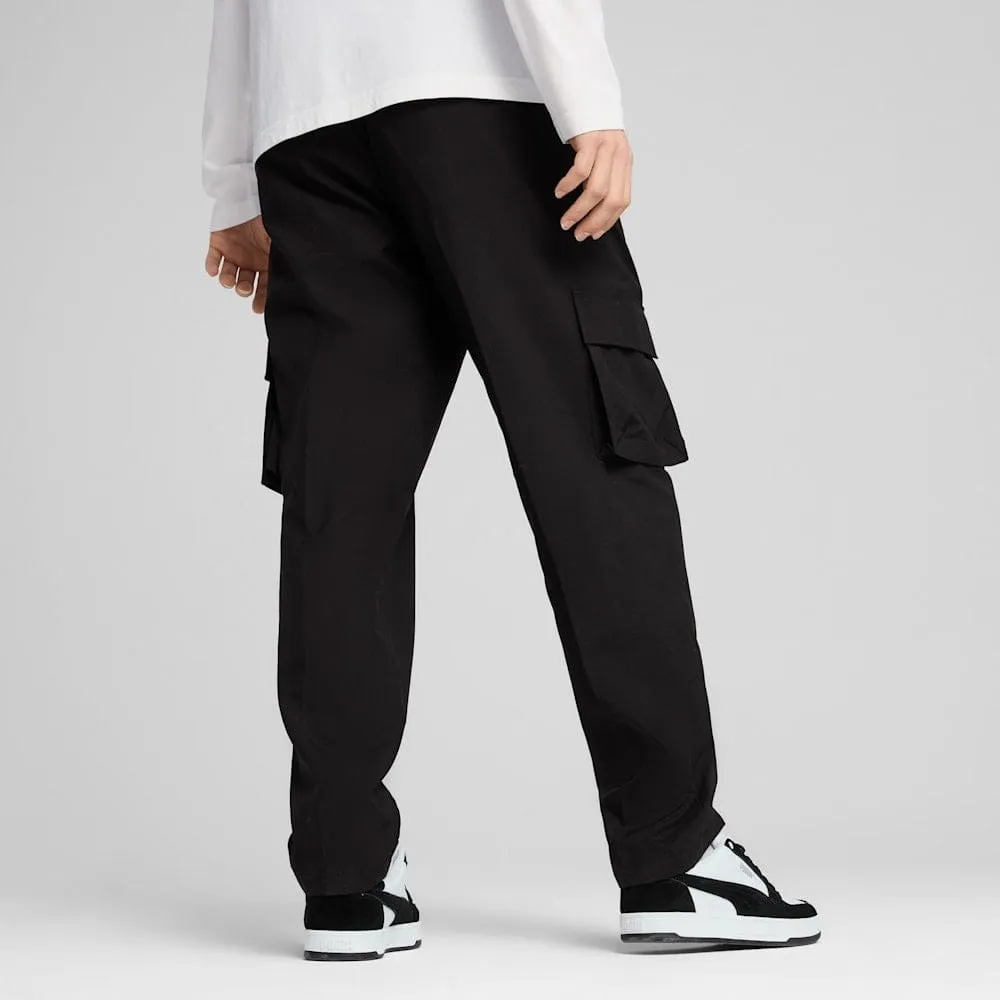 PUMA Essentials No. 1 Logo Men's Woven Cargo Pants - Black