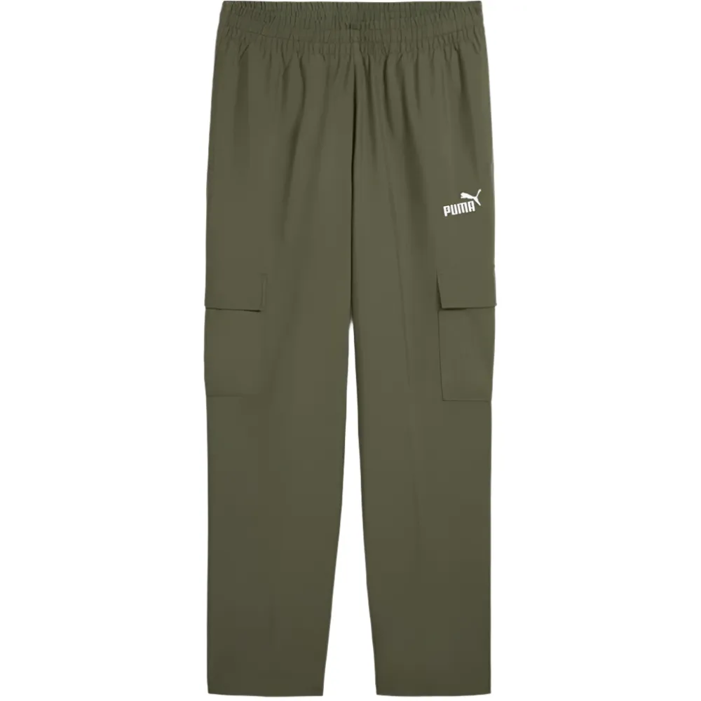 PUMA Essentials No. 1 Logo Men's Woven Cargo Pants - Loden Green