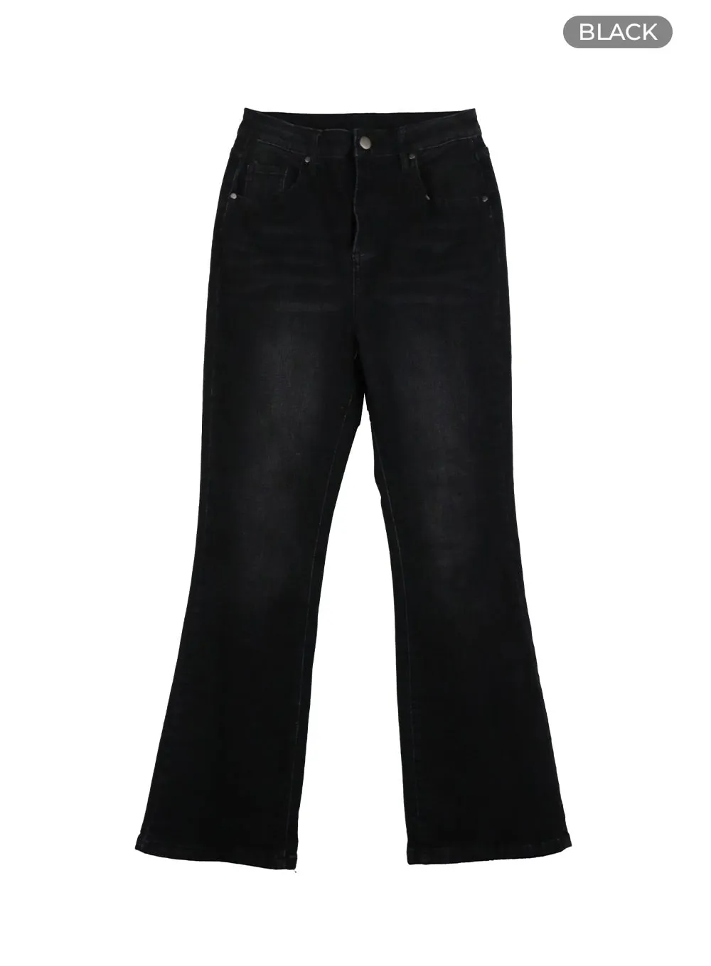 Slim Bootcut Cropped Jeans IY410