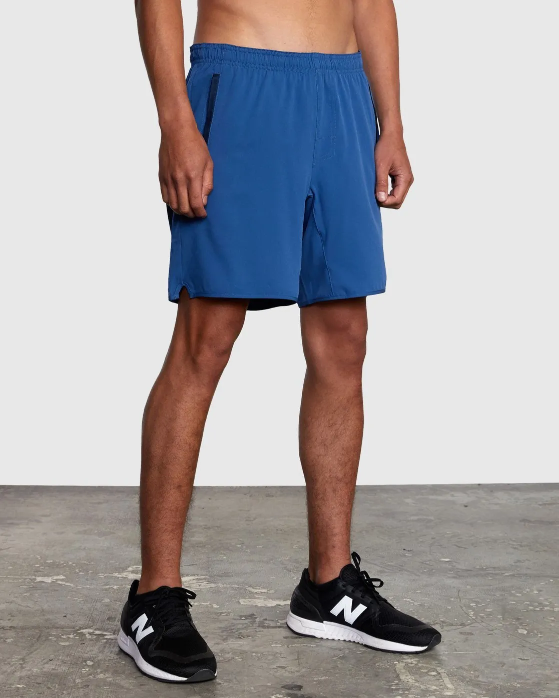 Yogger Stretch 17" Athletic Shorts - Surplus Blue