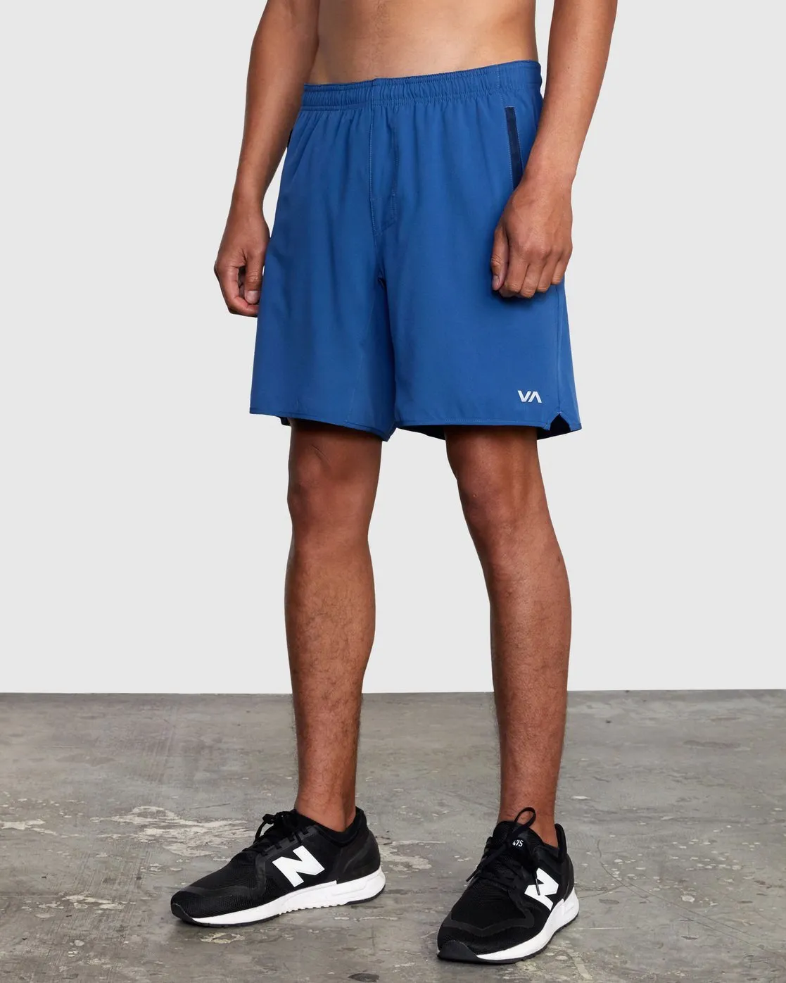 Yogger Stretch 17" Athletic Shorts - Surplus Blue