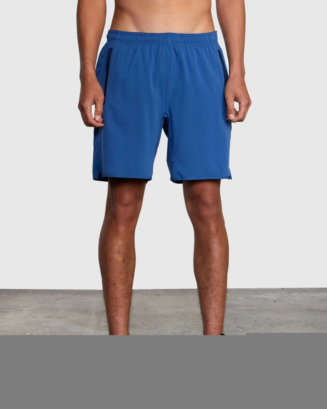 Yogger Stretch 17" Athletic Shorts - Surplus Blue